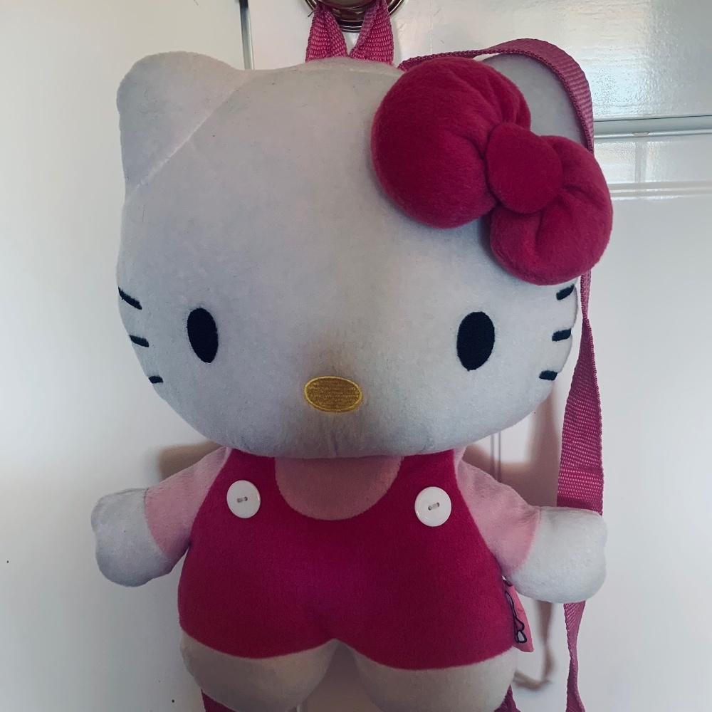 Hello Kitty Plush Backpack